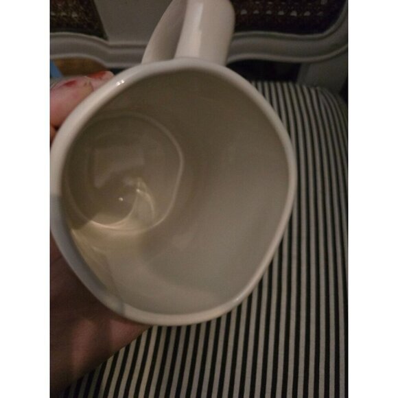 NWT Rae Dunn Halloween Spooky Skeleton Face Mug Double Sided - Picture 11 of 11